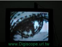 Photo 3: Image of TVout Microscope